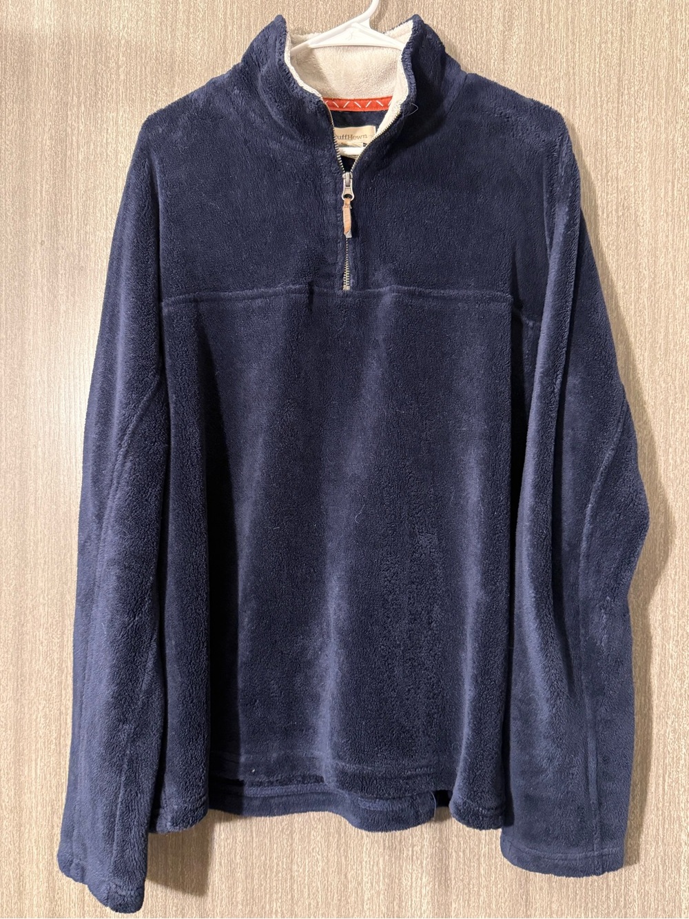 Ruff Hewn Navy Half-Zip Fleece Pullover